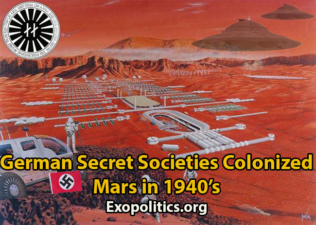 Deutsche Geheimgesellschaften besiedelten in den 1940er Jahren den Mars