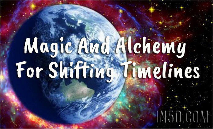 Magie und Alchemie für die Verschiebung der Zeitlinien
