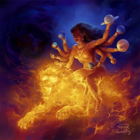 Göttin Durga — Einigkeit und die Göttliche Mutter