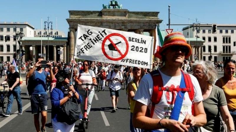 Diskrepanzen um die Teilnehmerzahl bei der grossen Corona-Freiheitsdemonstration am 1. August 2020 in Berlin