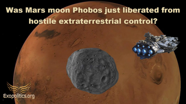 Wurde der Marsmond Phobos vor kurzem von der Herrschaft bösartiger Außerirdischer befreit?