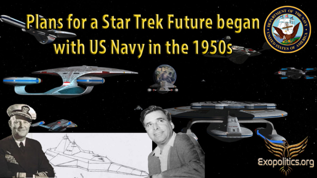 Die Pläne für eine Star-Trek-Zukunft begannen in den 1950er Jahren mit der US-Marine