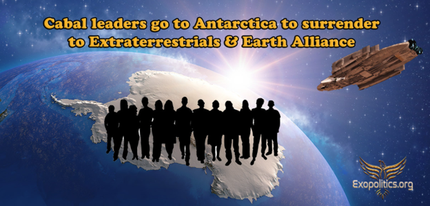 Die Anführer der Kabale reisen in die Antarktis, um sich den Außerirdischen und der Erdallianz zu ergeben ~ Teil 1