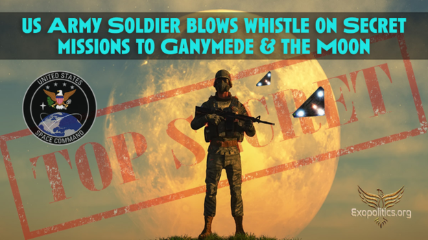 Ein Soldat der US-Army enthüllt die geheimen Missionen zum Ganymed und zum Mond
