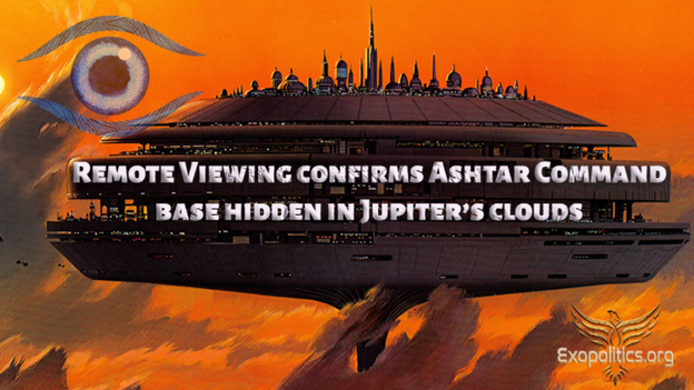 Eine Fernwahrnehmung bestätigt den in Jupiters Wolken versteckten Stützpunkt des Ashtar-Kommandos