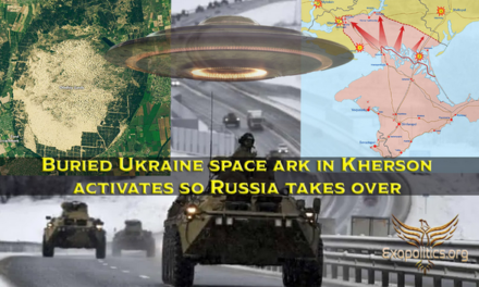 Die vergrabene, ukrainische Weltraum-Arche in Kherson wird aktiviert und Russland übernimmt die Kontrolle